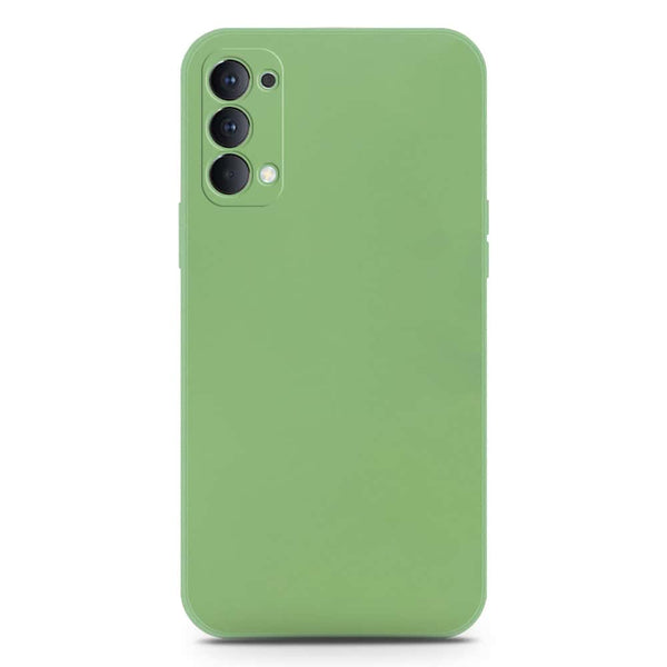 Skinlee Silica Gel Case - LightGreen - Oppo Reno 4 5G