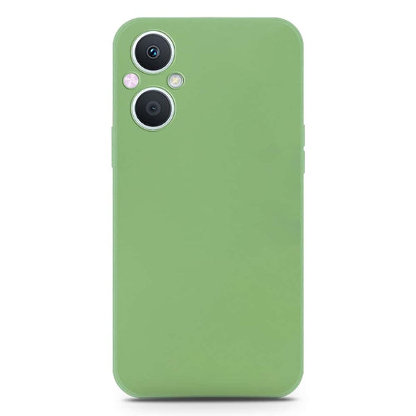 Skinlee Silica Gel Case - LightGreen - Oppo A96 5G