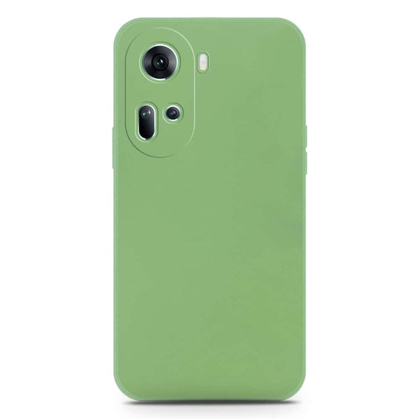 Skinlee Silica Gel Case - LightGreen - Oppo Reno 11 5G