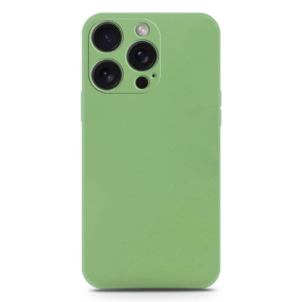 Skinlee Silica Gel Case - LightGreen - iPhone 15 Pro