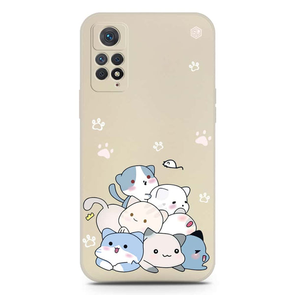 Cute Design Soft Phone Case - Silica Gel Case - Offwhite - Xiaomi Redmi Note 11 Pro Plus