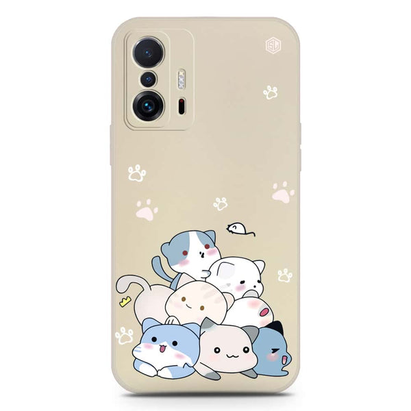 Cute Design Soft Phone Case - Silica Gel Case - Offwhite - Xiaomi 11T