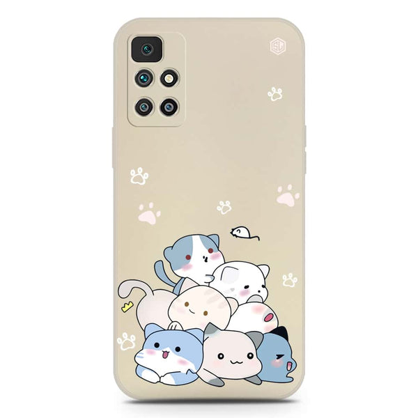 Cute Design Soft Phone Case - Silica Gel Case - Offwhite - Xiaomi Redmi 10 Prime