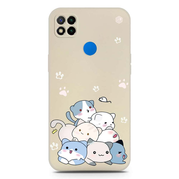 Cute Design Soft Phone Case - Silica Gel Case - Offwhite - Xiaomi Redmi 9C