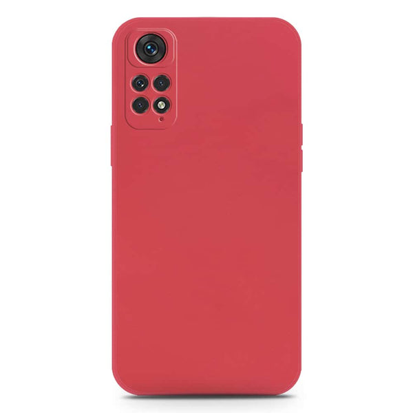 Skinlee Silica Gel Case - Dark Red - Xiaomi Redmi Note 11 4G