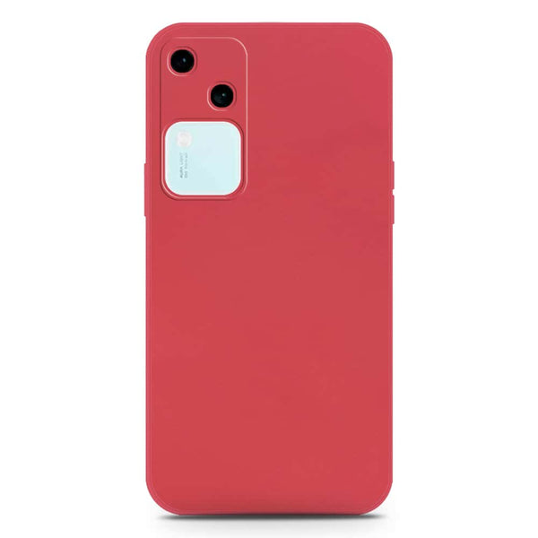 Skinlee Silica Gel Case - Red - Vivo V30