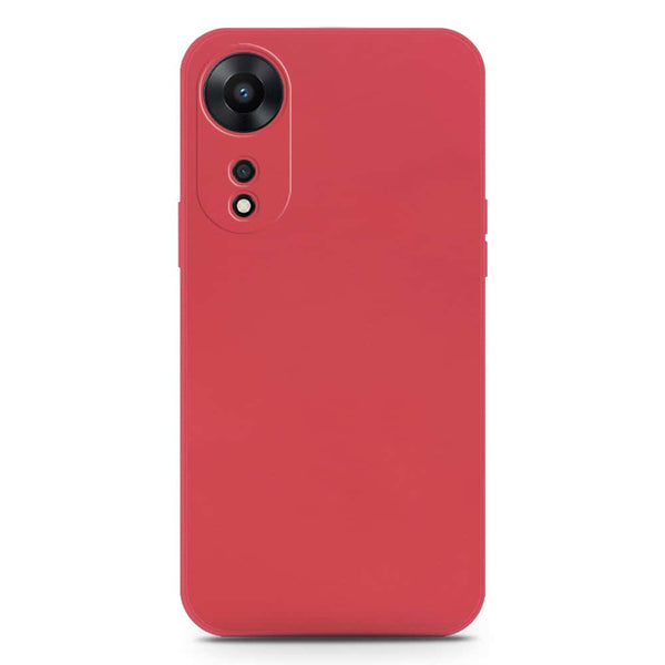 Skinlee Silica Gel Case - Red - Oppo A58 4G