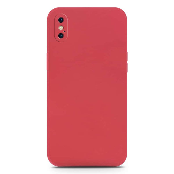 Skinlee Silica Gel Case - Red - iPhone XS / X