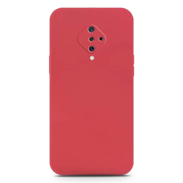 Skinlee Silica Gel Case - Dark Red - Vivo Y9s