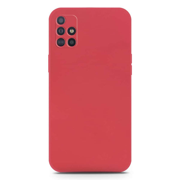 Skinlee Silica Gel Case - Dark Red - Samsung Galaxy A71