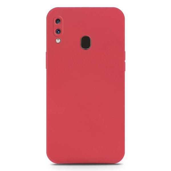 Skinlee Silica Gel Case - Dark Red - Samsung Galaxy A20