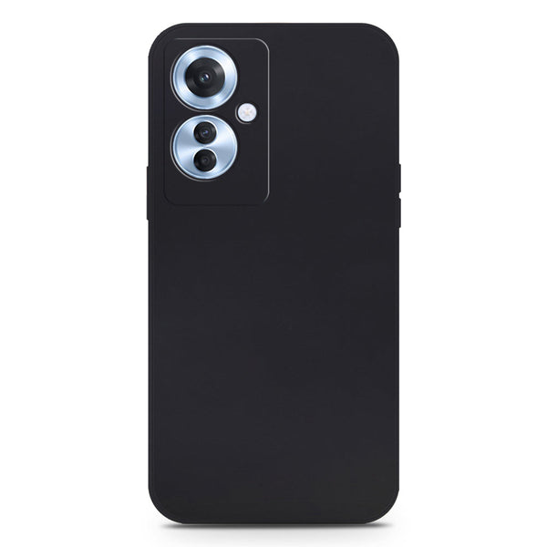 Skinlee Silica Gel Case - Black - Oppo Reno 11F 5G