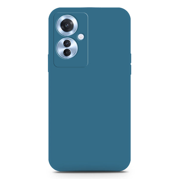 Skinlee Silica Gel Case - Blue - Oppo Reno 11F 5G