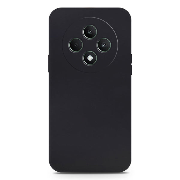 Skinlee Silica Gel Case - Black - Oppo Reno 12F 4G