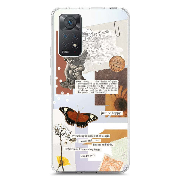 Aesthetic Design - Design 2 - Soft Phone Case - Crystal Clear Case - Xiaomi Redmi Note 11E Pro