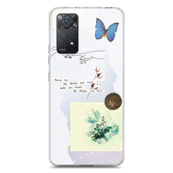 Aesthetic Collage Design - Design 3 - Soft Phone Case - Crystal Clear Case - Xiaomi Redmi Note 11E Pro