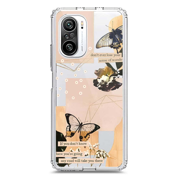 Aesthetic Butterfly Design - Design 4 - Soft Phone Case - Crystal Clear Case - Xiaomi Mi 11X Pro