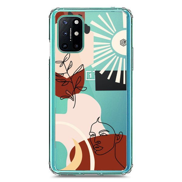 Aesthetic Modern Art Series - Design 1 - Soft Phone Case - Crystal Clear Case - OnePlus 8T
