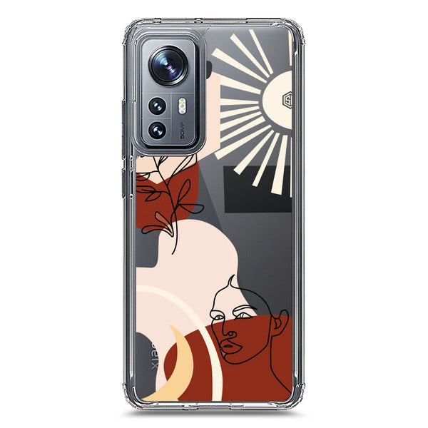 Aesthetic Modern Art Series - Design 1 - Soft Phone Case - Crystal Clear Case - Xiaomi 12 Pro