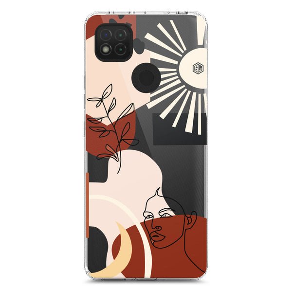 Aesthetic Modern Art Series - Design 1 - Soft Phone Case - Crystal Clear Case - Xiaomi Redmi 9C