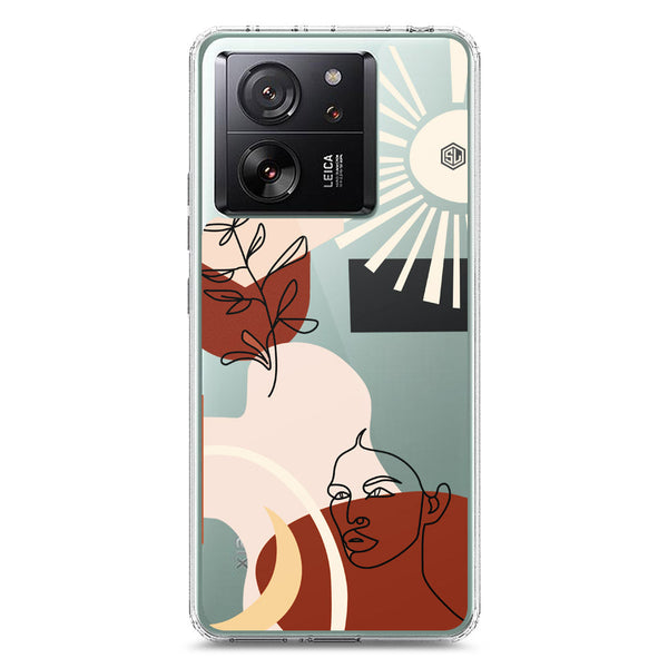 Aesthetic Modern Art Series - Design 1 - Soft Phone Case - Crystal Clear Case - Xiaomi 13T