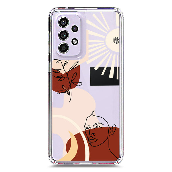 Aesthetic Modern Art Series - Design 1 - Soft Phone Case - Crystal Clear Case - Samsung Galaxy A33 5G