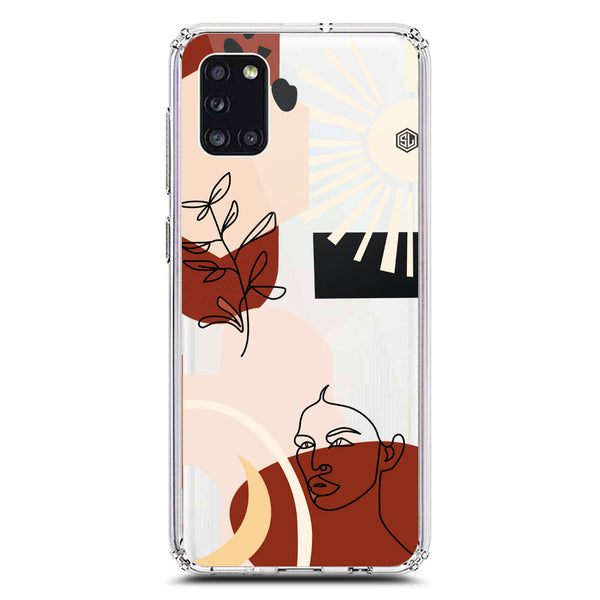 Aesthetic Modern Art Series - Design 1 - Soft Phone Case - Crystal Clear Case - Samsung Galaxy A31