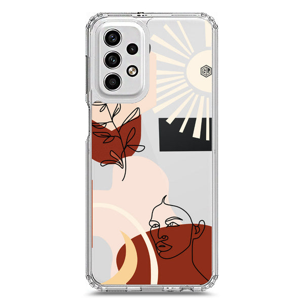 Aesthetic Modern Art Series - Design 1 - Soft Phone Case - Crystal Clear Case - Samsung Galaxy A23 5G