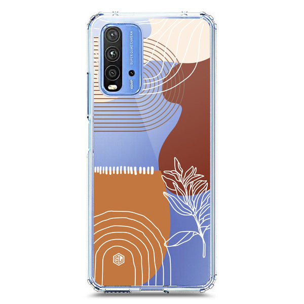 Aesthetic Modern Art Series - Design 2 - Soft Phone Case - Crystal Clear Case - Xiaomi Redmi 9T