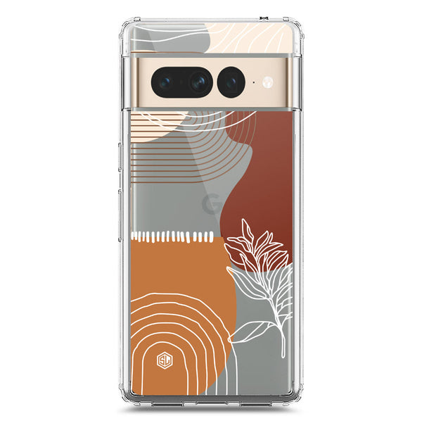 Aesthetic Modern Art Series - Design 2 - Soft Phone Case - Crystal Clear Case - Google Pixel 7 Pro