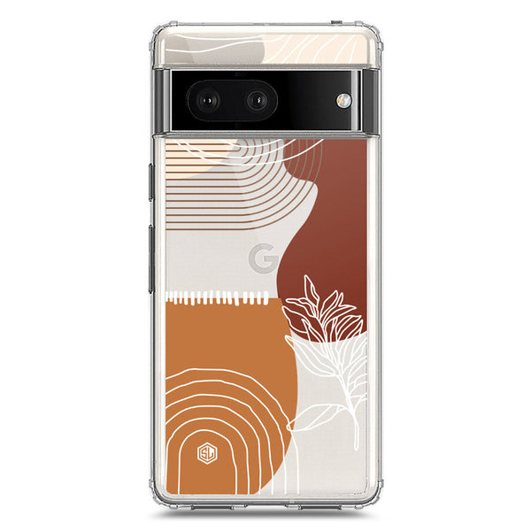 Aesthetic Modern Art Series - Design 2 - Soft Phone Case - Crystal Clear Case - Google Pixel 7