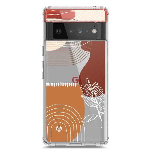 Aesthetic Modern Art Series - Design 2 - Soft Phone Case - Crystal Clear Case - Google Pixel 6 Pro