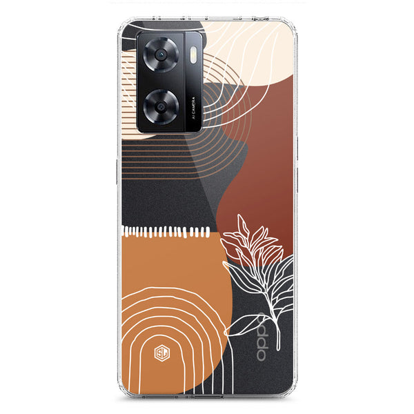 Aesthetic Modern Art Series - Design 2 - Soft Phone Case - Crystal Clear Case - Oppo A57 4G 2022