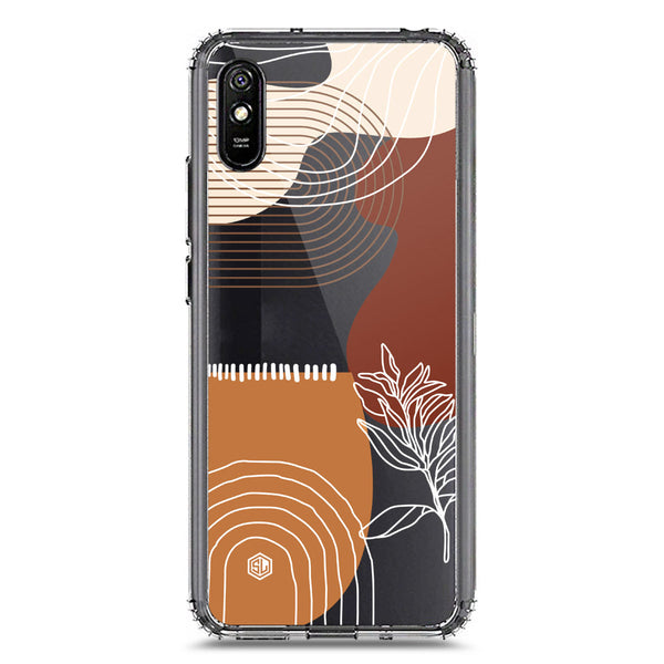 Aesthetic Modern Art Series - Design 2 - Soft Phone Case - Crystal Clear Case - Xiaomi Redmi 9i