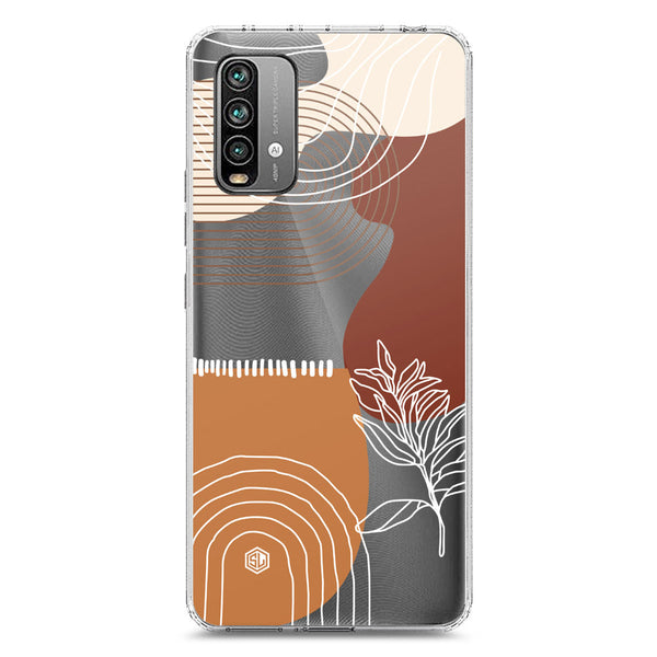 Aesthetic Modern Art Series - Design 2 - Soft Phone Case - Crystal Clear Case - Xiaomi Redmi Note 9 4G