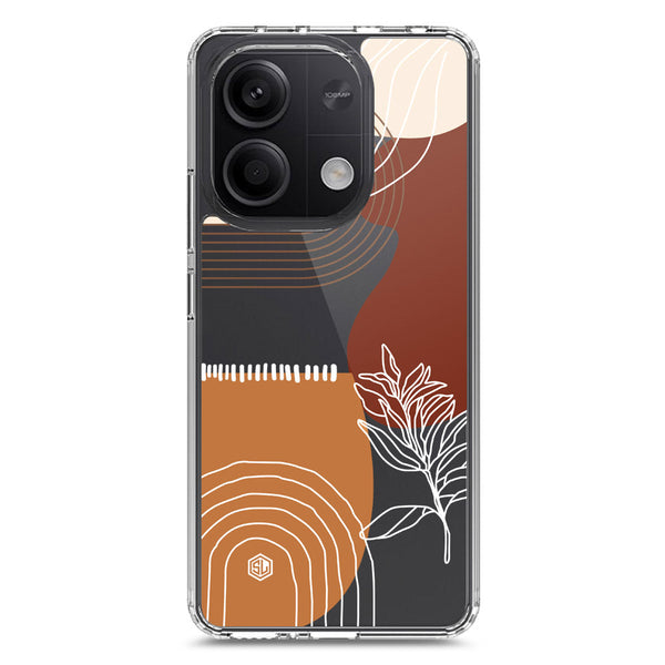 Aesthetic Modern Art Series - Design 2 - Soft Phone Case - Crystal Clear Case - Xiaomi Redmi Note 13