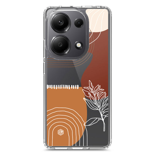 Aesthetic Modern Art Series - Design 2 - Soft Phone Case - Crystal Clear Case - Xiaomi Redmi Note 13 Pro 4G