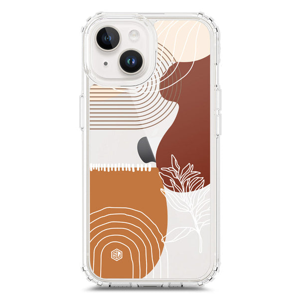 Aesthetic Modern Art Series - Design 2 - Soft Phone Case - Crystal Clear Case - iPhone 15