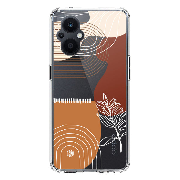 Aesthetic Modern Art Series - Design 2 - Soft Phone Case - Crystal Clear Case - Oppo F21 Pro 5G