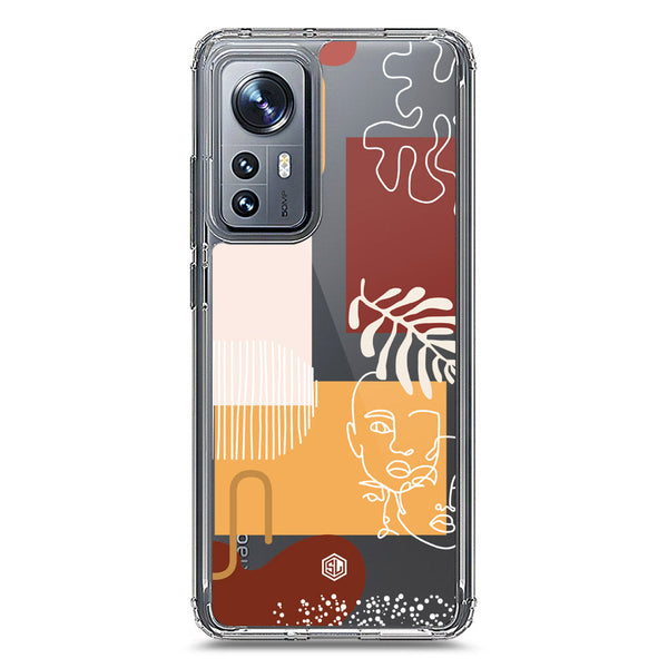 Aesthetic Modern Art Series - Design 3 - Soft Phone Case - Crystal Clear Case - Xiaomi 12 Pro