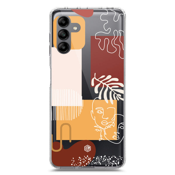 Aesthetic Modern Art Series - Design 3 - Soft Phone Case - Crystal Clear Case - Samsung Galaxy A04s