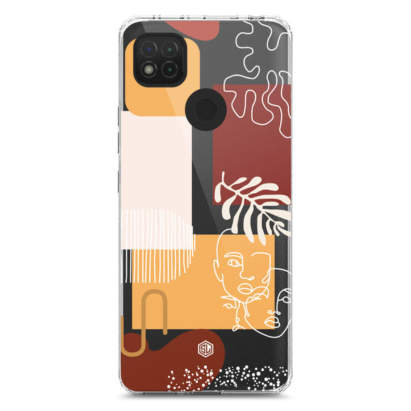 Aesthetic Modern Art Series - Design 3 - Soft Phone Case - Crystal Clear Case - Xiaomi Redmi 9C