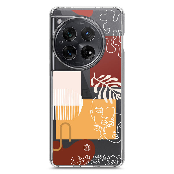 Aesthetic Modern Art Series - Design 3 - Soft Phone Case - Crystal Clear Case - OnePlus 12