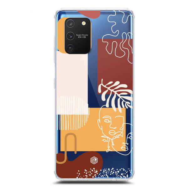 Aesthetic Modern Art Series - Design 3 - Soft Phone Case - Crystal Clear Case - Samsung Galaxy A91