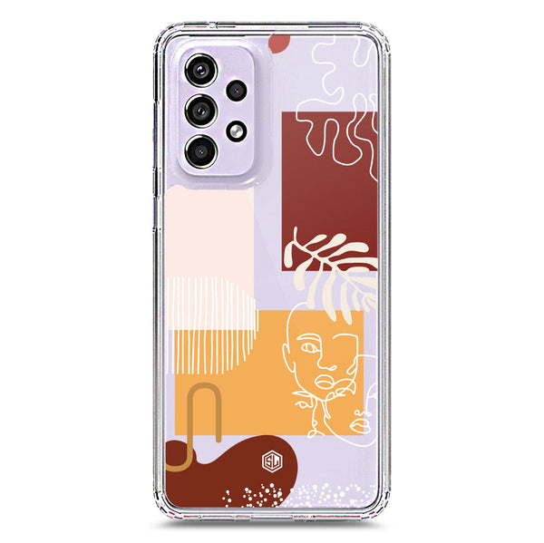 Aesthetic Modern Art Series - Design 3 - Soft Phone Case - Crystal Clear Case - Samsung Galaxy A33 5G