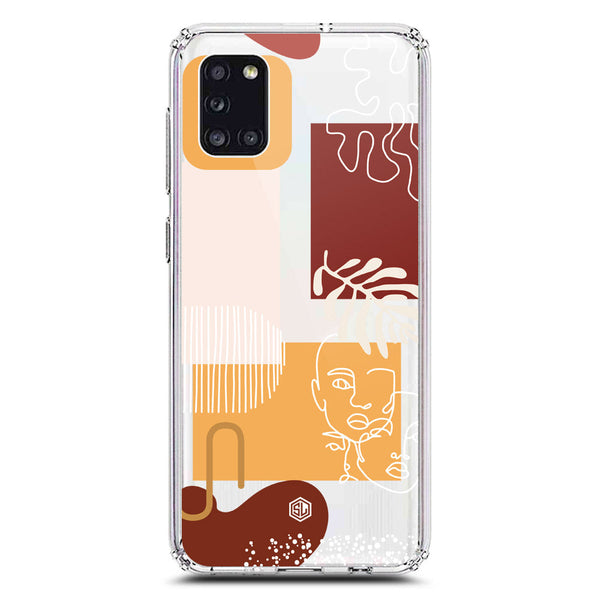 Aesthetic Modern Art Series - Design 3 - Soft Phone Case - Crystal Clear Case - Samsung Galaxy A31