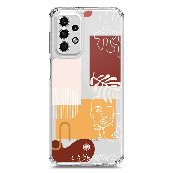 Aesthetic Modern Art Series - Design 3 - Soft Phone Case - Crystal Clear Case - Samsung Galaxy A23 5G