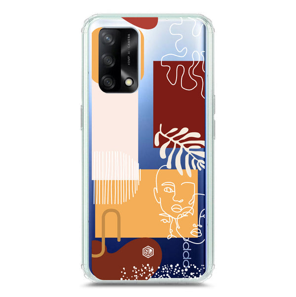 Aesthetic Modern Art Series - Design 3 - Soft Phone Case - Crystal Clear Case - Oppo A74