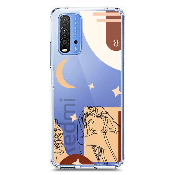 Aesthetic Modern Art Series - Design 4 - Soft Phone Case - Crystal Clear Case - Xiaomi Redmi 9T