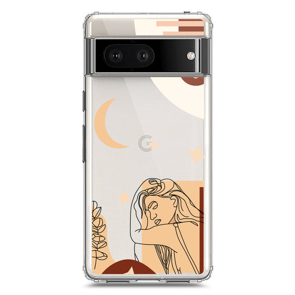 Aesthetic Modern Art Series - Design 4 - Soft Phone Case - Crystal Clear Case - Google Pixel 7